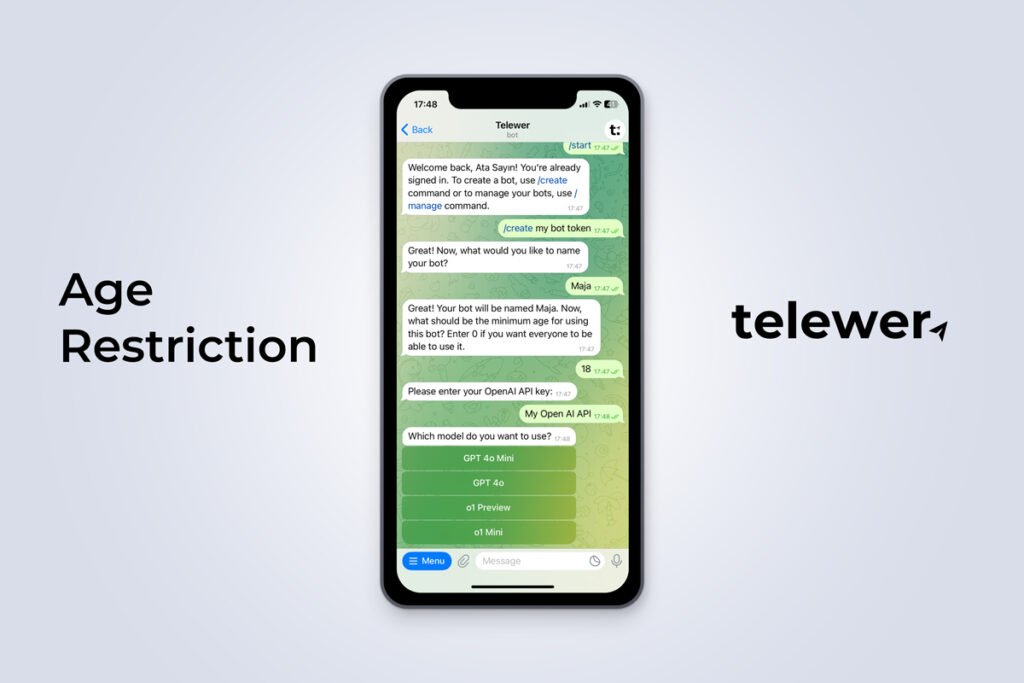 Telegram age restriction